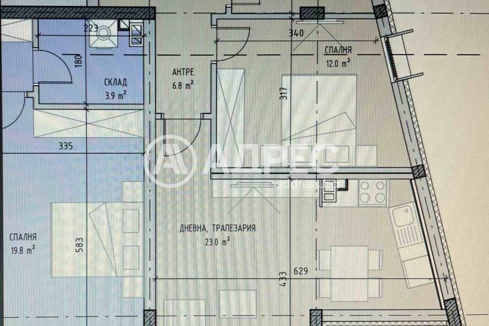 Продава 2-СТАЕН, гр. София, Малинова долина, снимка 2 - Апартаменти - 54110874