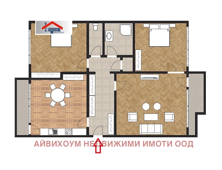 Продава 3-СТАЕН, гр. Плевен, Идеален център, снимка 8 - Апартаменти - 54126593