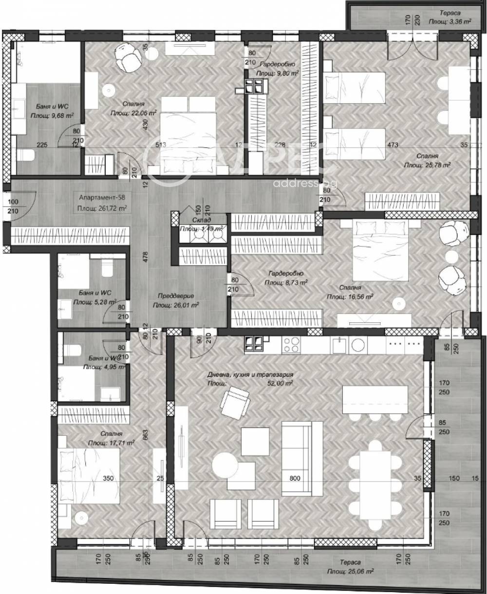 Продава МНОГОСТАЕН, гр. София, Център, снимка 2 - Апартаменти - 52040554