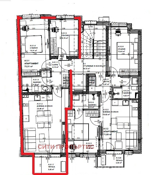 Продава 3-СТАЕН, гр. Благоевград, Широк център, снимка 4 - Aпартаменти - 46827765