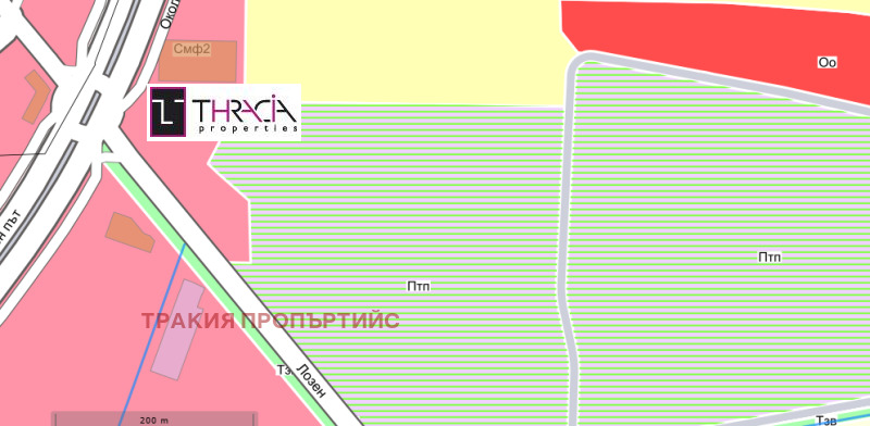 Продава ПАРЦЕЛ в град София, с. Лозен - 3000 кв.м / 389 870 € » 762 519.44 лв., ТРАКИЯ ПРОПЪРТИЙС