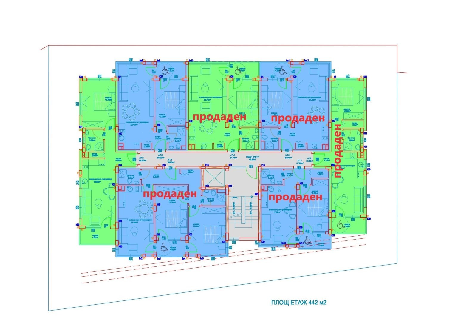 Продава 2-СТАЕН, гр. Бургас, Славейков, снимка 3 - Апартаменти - 53606742