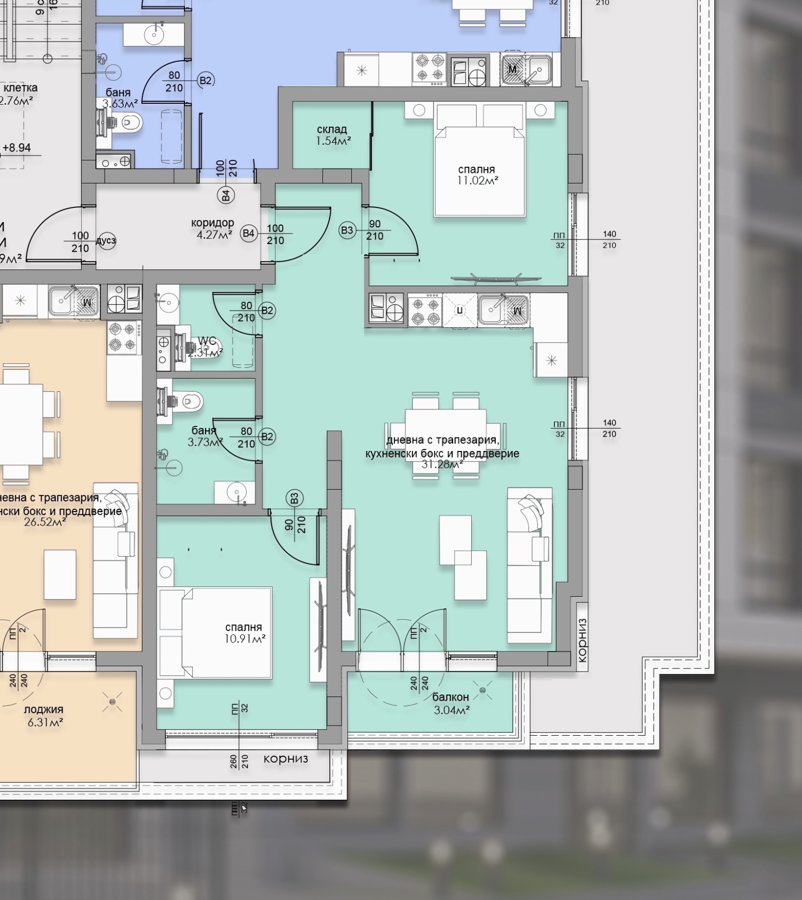 Продава 3-СТАЕН, гр. София, Малинова долина