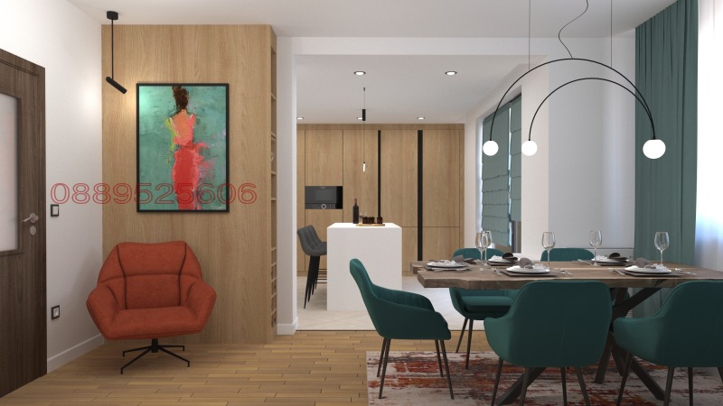 In vendita  2 camere da letto Sofia , Vitosha , 98 mq | 56059002