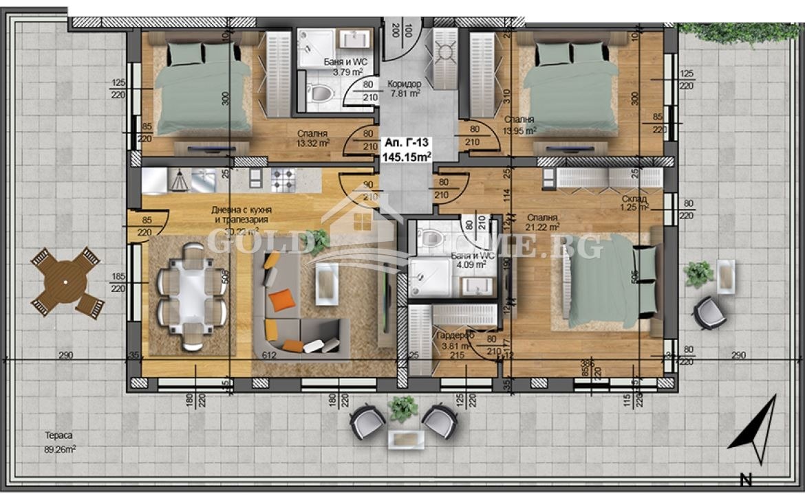 Продава МНОГОСТАЕН, гр. Пловдив, Христо Смирненски, снимка 2 - Апартаменти - 55233767