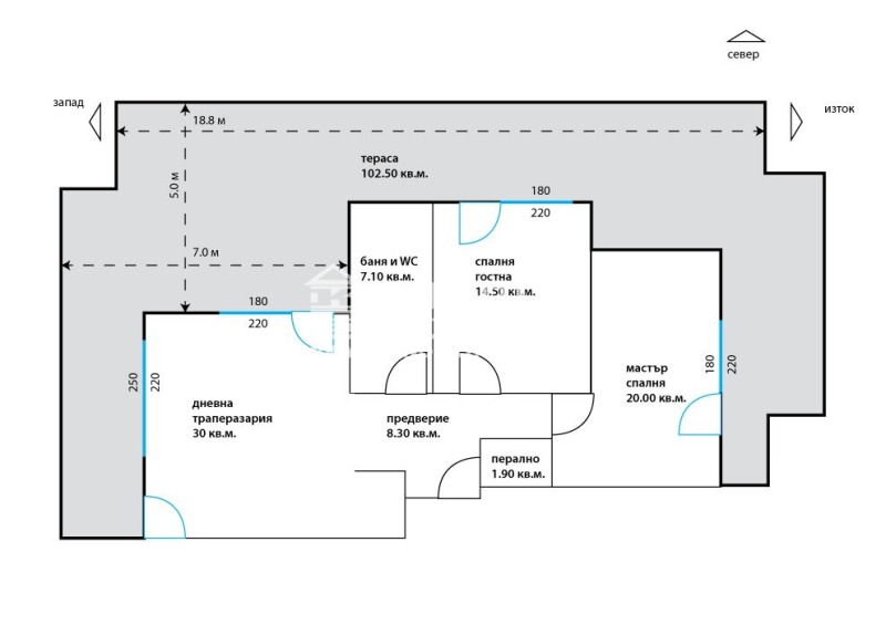 Продава 3-СТАЕН, гр. Пловдив, Христо Смирненски, снимка 11 - Апартаменти - 52633874
