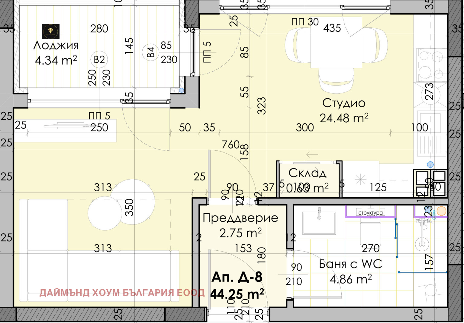 Продава 1-СТАЕН, гр. Пловдив, Остромила, снимка 2 - Апартаменти - 54299396