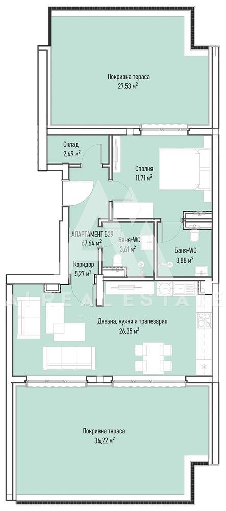 Продава 2-СТАЕН, гр. София, Младост 4, снимка 2 - Апартаменти - 55529658