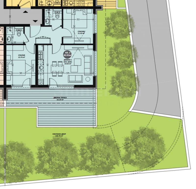 Satılık  2 yatak odası Sofia , Vitoşa , 82 metrekare | 68599176 - görüntü [2]
