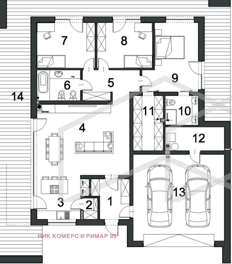 Продава КЪЩА, с. Мало Бучино, област София-град, снимка 2 - Къщи - 46429342