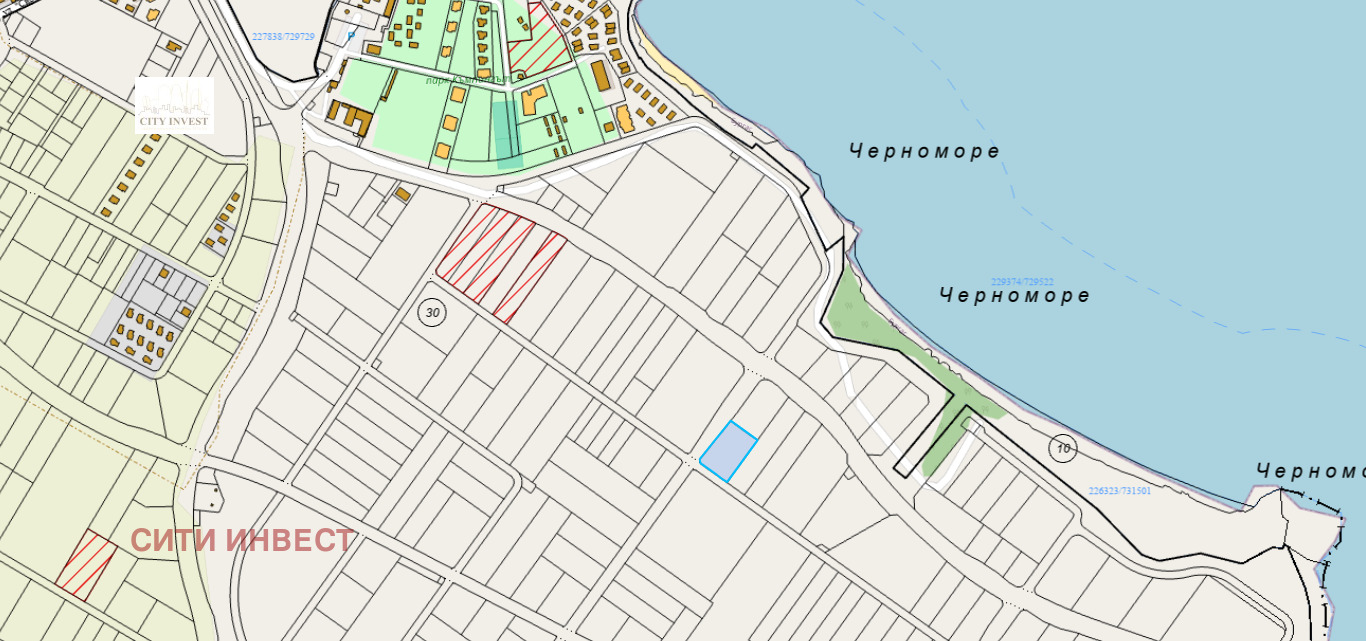 Продава ПАРЦЕЛ, гр. Бургас, Крайморие, снимка 2 - Парцели - 55176336