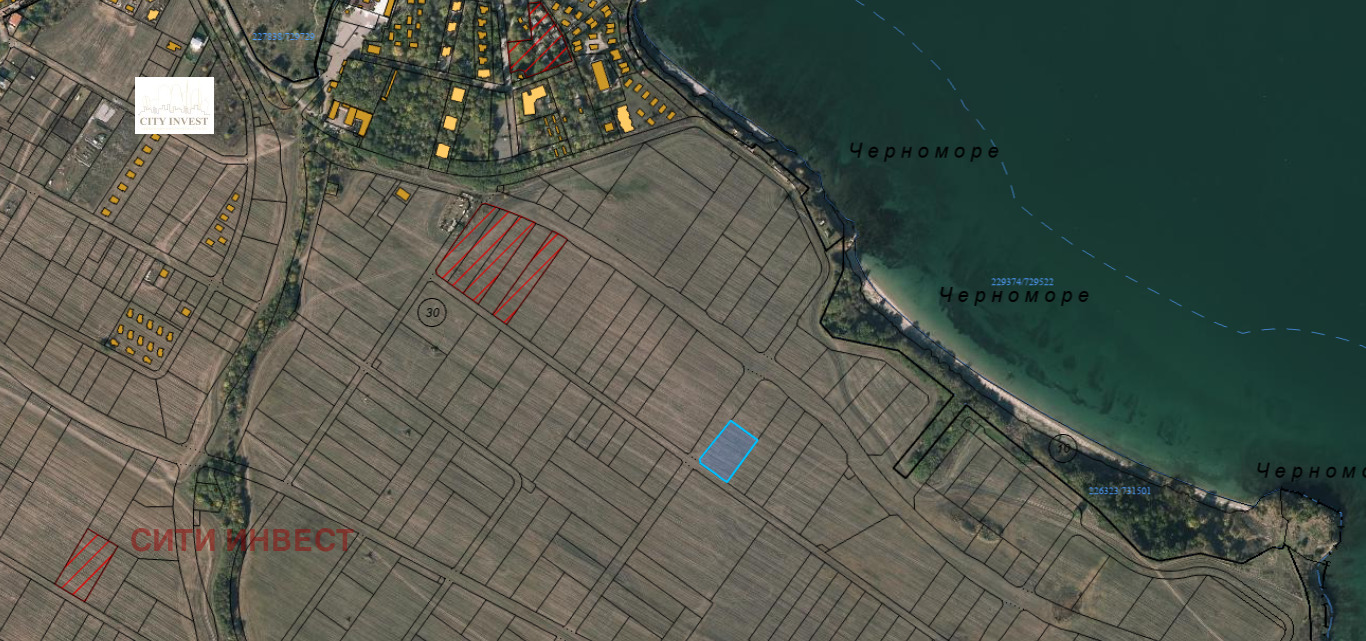 Продава ПАРЦЕЛ, гр. Бургас, Крайморие