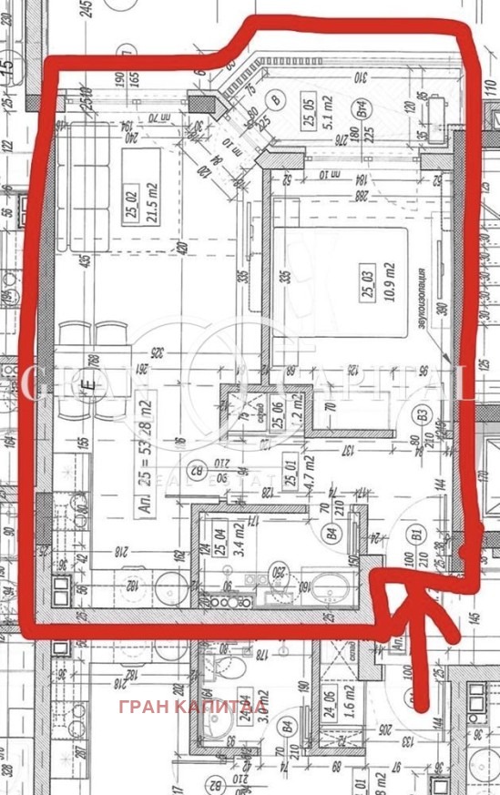 Продава 2-СТАЕН, гр. София, Малинова долина, снимка 6 - Aпартаменти - 46607873