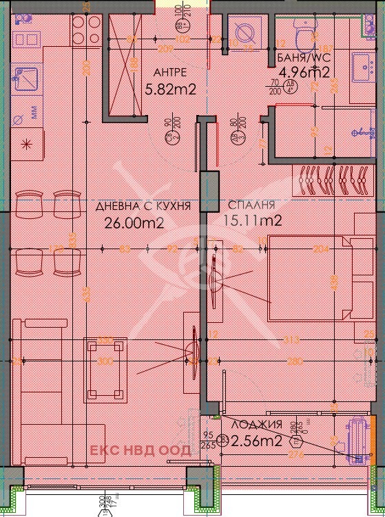 Til salg  1 soveværelse Plovdiv , Trakiya , 76 kvm | 91758117