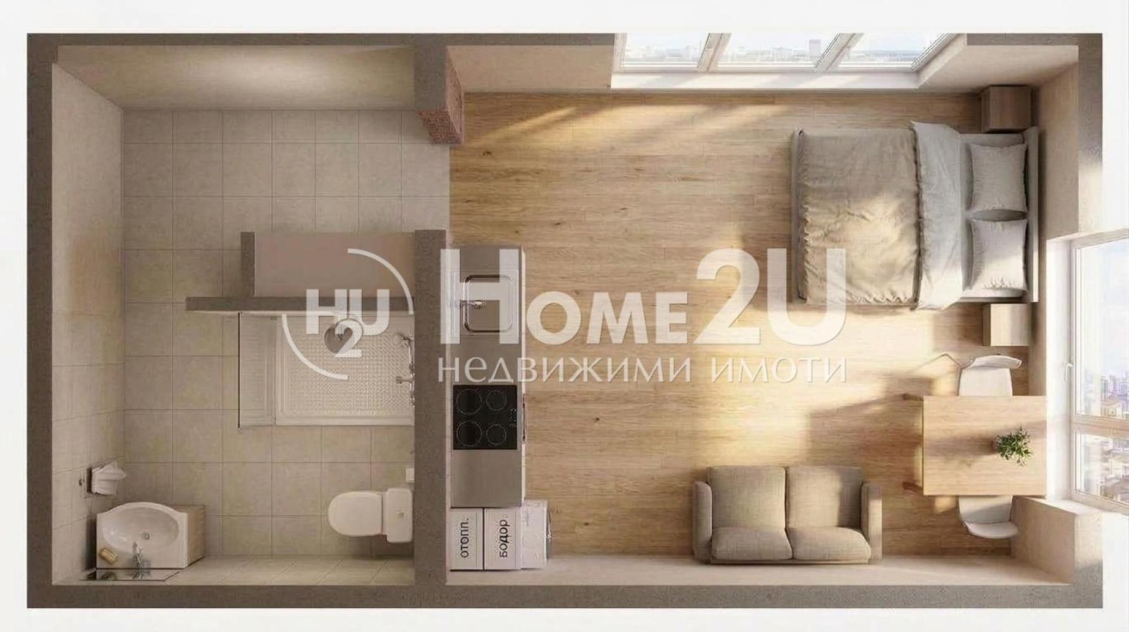 Продава 1-СТАЕН, гр. Пловдив, Остромила, снимка 4 - Апартаменти - 54674159