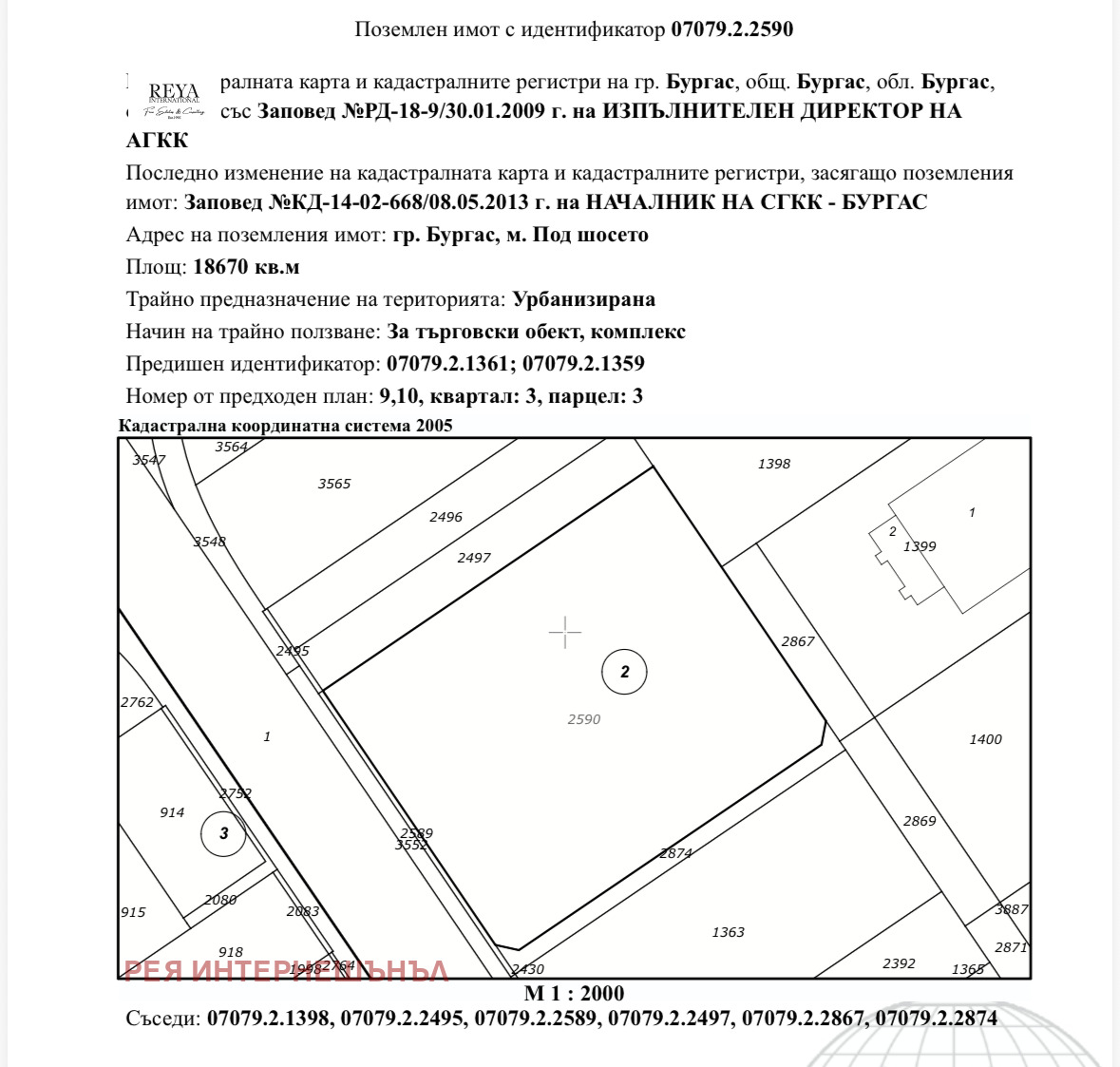 Продава ПАРЦЕЛ, гр. Бургас, Промишлена зона - Север, снимка 2 - Парцели - 55116963