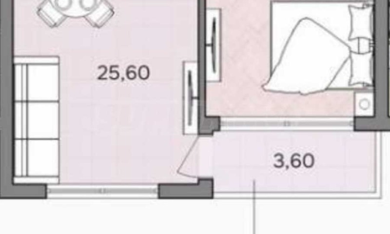 Myytävänä  1 makuuhuone Varna , m-t Alen mak , 53 neliömetriä | 35031235 - kuva [3]