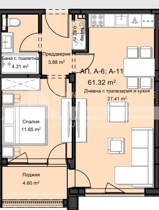À venda  1 quarto Plovdiv , Ostromila , 73 m² | 99444904 - imagem [3]