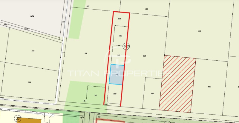 Продава ПАРЦЕЛ в град Пловдив, Беломорски - 2999 кв.м / 460 000 € » 899 681.80 лв., ТИТАН ПРОПЪРТИС ПРОДАЖБИ ПЛОВДИВ