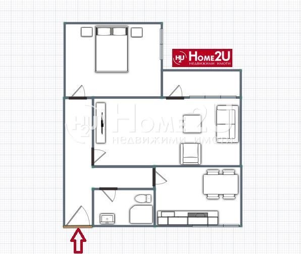 Продается  1 спальня Пловдив , Тракия , 60 кв.м | 17571371 - изображение [6]