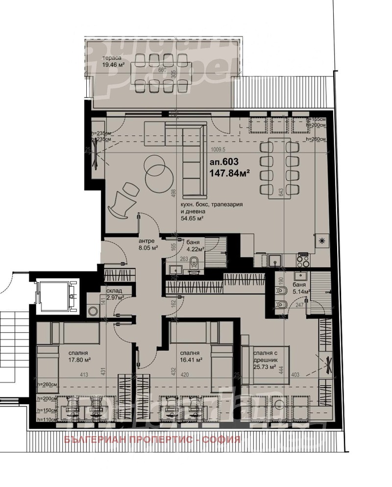 Продава 4-СТАЕН, гр. София, Център, снимка 3 - Апартаменти - 52412920