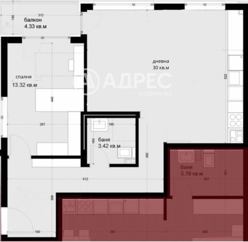 Продава 2-СТАЕН, гр. Варна, Цветен квартал, снимка 5 - Апартаменти - 55090871