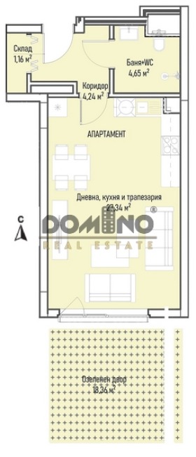 En venta  Estudio Sofia , Mladost 4 , 73 metros cuadrados | 41422294 - imagen [2]