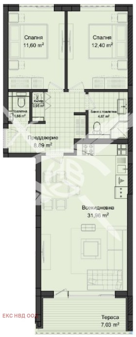 Продава  3-стаен град Пловдив , Кършияка , 107 кв.м | 95242090