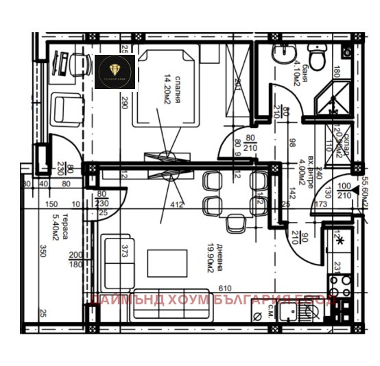 Продава 2-СТАЕН, гр. Пловдив, Южен, снимка 2 - Aпартаменти - 49431399