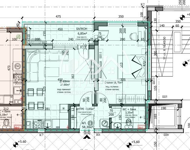 Продава 2-СТАЕН, гр. Благоевград, Освобождение, снимка 2 - Апартаменти - 54287585