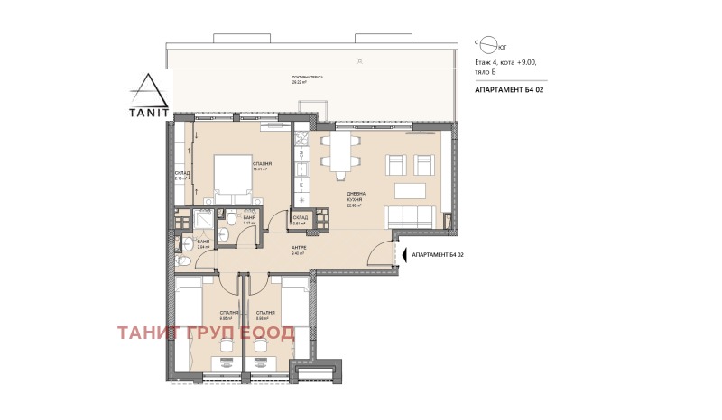 Zu verkaufen  3 Schlafzimmer Sofia , Lewski G , 135 qm | 58725817 - Bild [3]