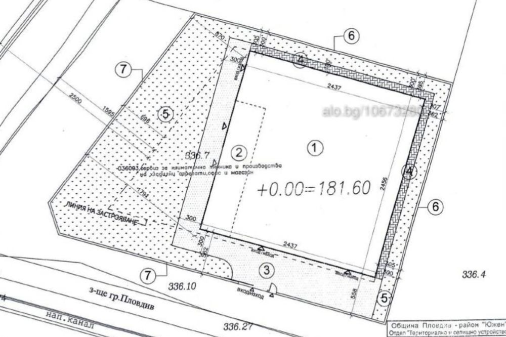 Продава СКЛАД, гр. Пловдив, Коматево, снимка 2 - Складове - 53983421
