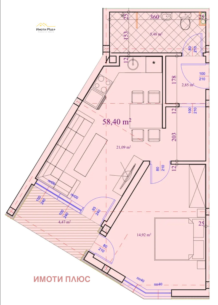 Продава 2-СТАЕН, гр. Пазарджик, Окръжна болница, снимка 3 - Апартаменти - 55788018