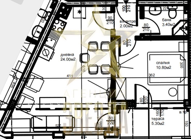 Til salg  1 soveværelse Plovdiv , Vastanicheski , 61 kvm | 35444640 - billede [2]