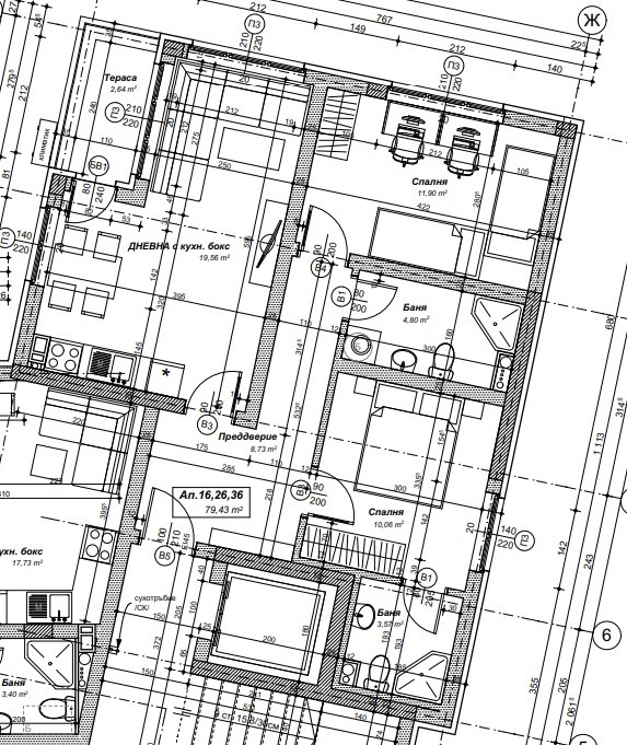 For Sale  2 bedroom Sofia , Levski V , 91 sq.m | 94250438 - image [2]