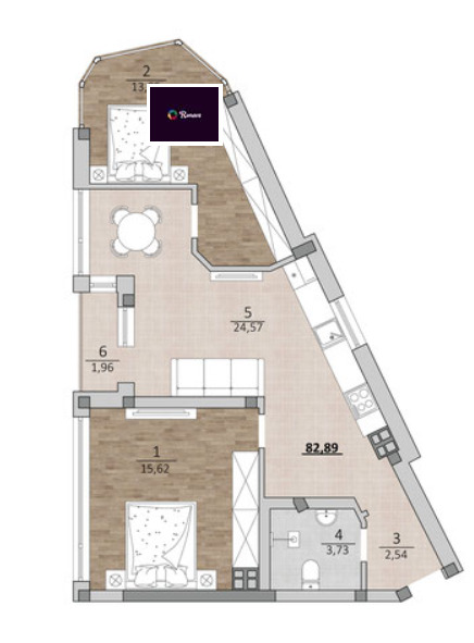 На продаж  2 спальні Варна , Бриз , 83 кв.м | 16593076 - зображення [5]