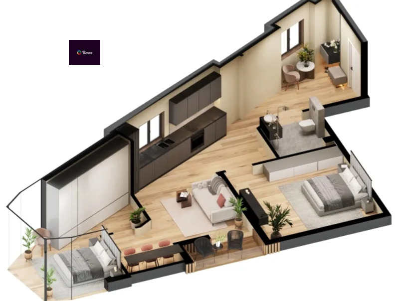 На продаж  2 спальні Варна , Бриз , 83 кв.м | 16593076 - зображення [4]