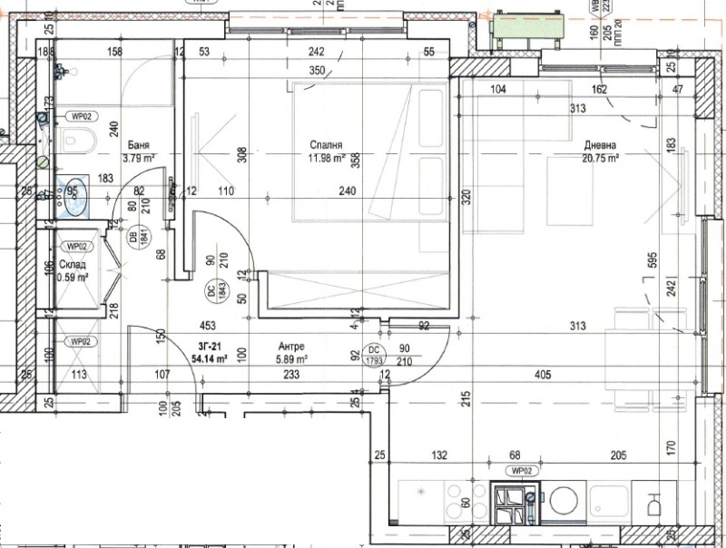 Продава 2-СТАЕН, гр. София, Сухата река, снимка 2 - Aпартаменти - 45904670