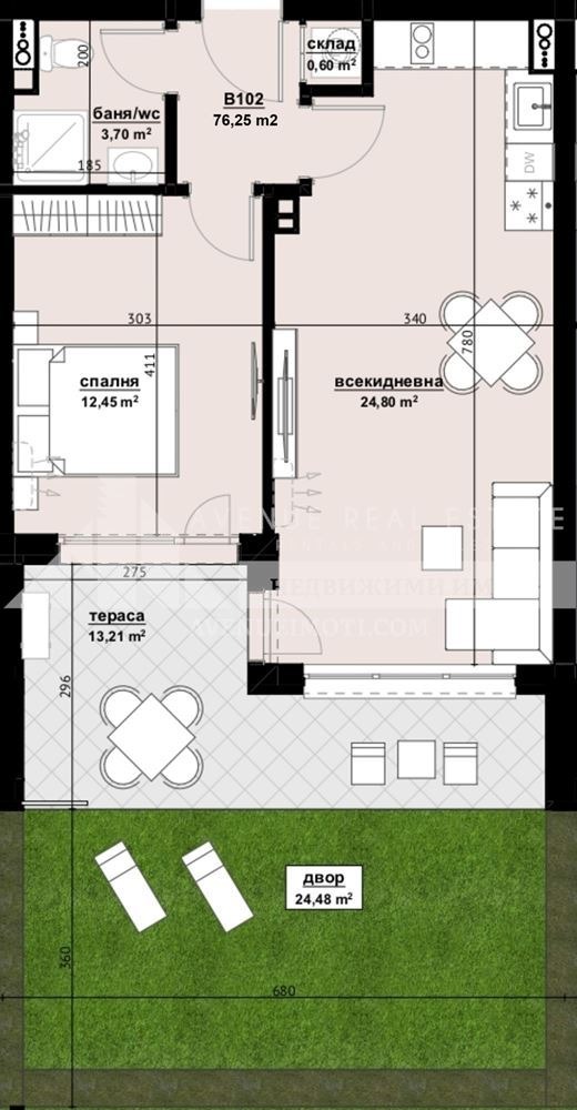 Продава 2-СТАЕН, гр. Бургас, Изгрев, снимка 1 - Aпартаменти - 48959075