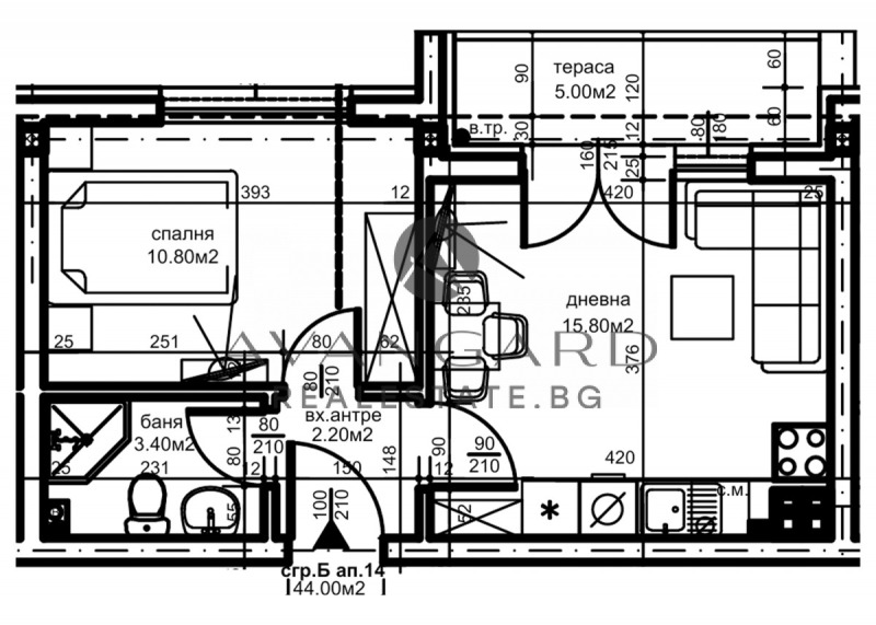 Продава  2-стаен град Пловдив , Христо Смирненски , 53 кв.м | 27900044 - изображение [6]