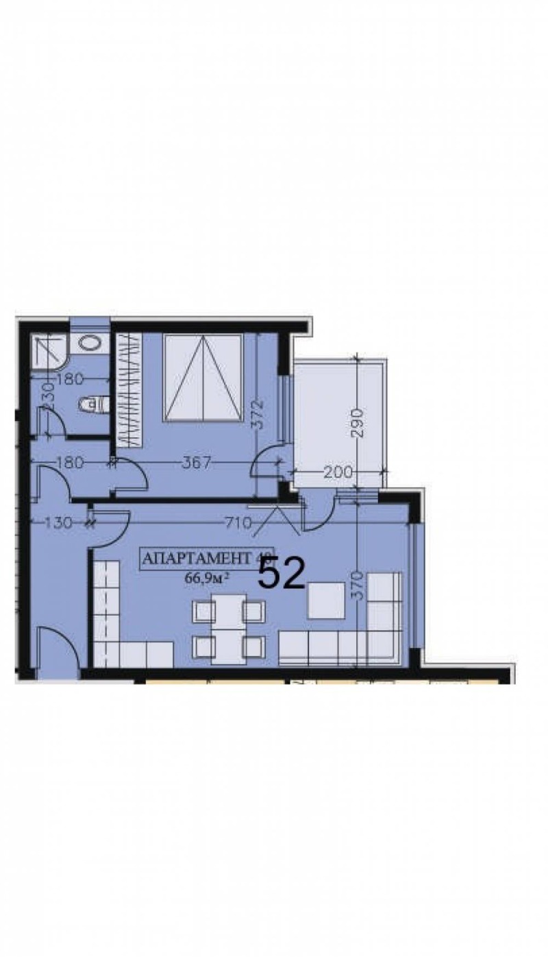Na prodej  1 ložnice Sofia , Manastirski livadi , 80 m2 | 56653469 - obraz [2]