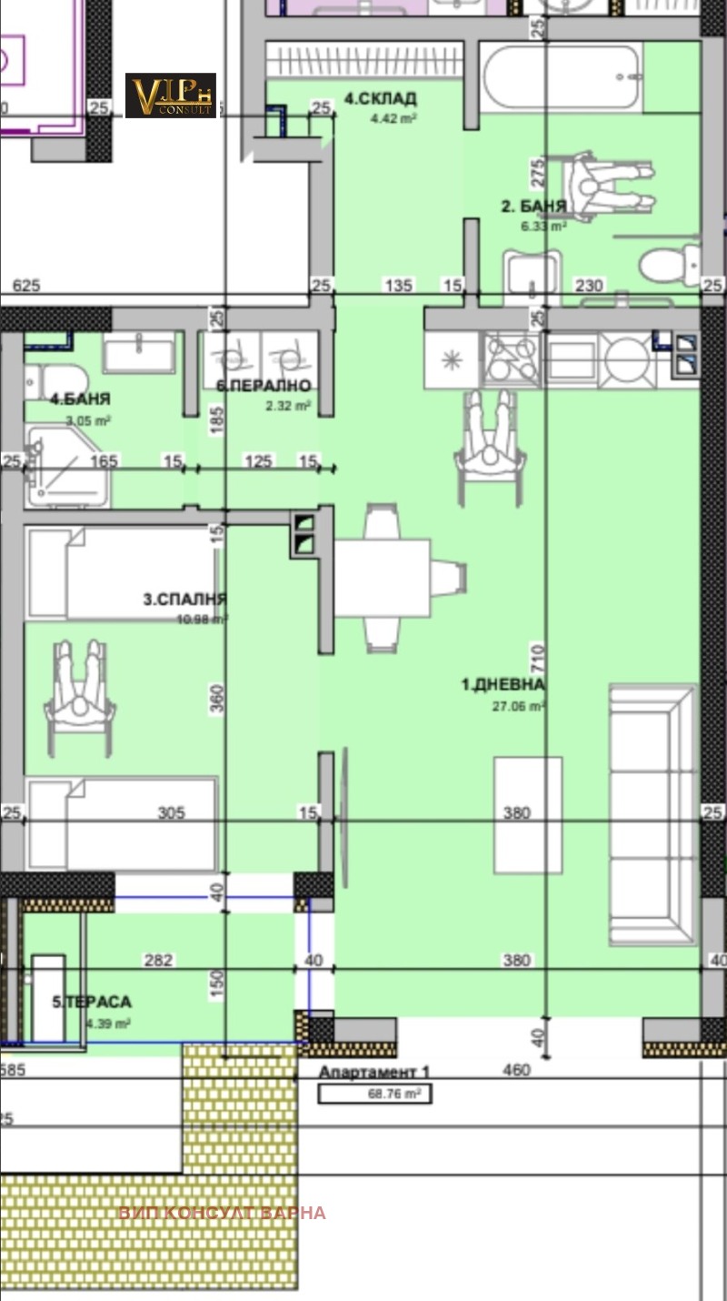 Продава 2-СТАЕН, гр. Варна, Виница, снимка 6 - Апартаменти - 52320688