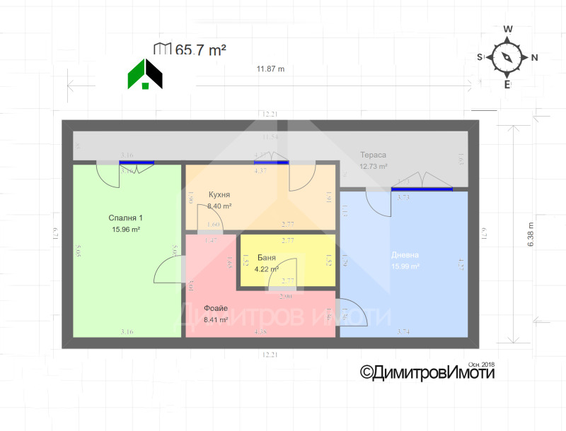 In vendita  1 camera da letto regione Shumen , Novi pazar , 65 mq | 64163528 - Immagine [15]