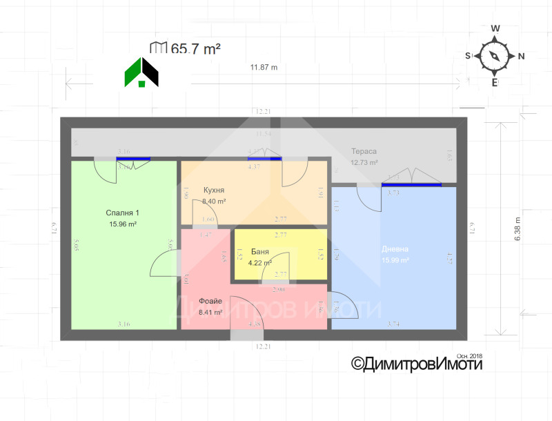 Продава 2-СТАЕН, гр. Нови пазар, област Шумен, снимка 14 - Апартаменти - 51956396