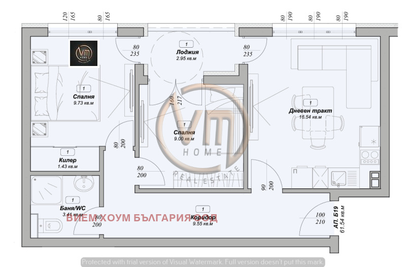 Zu verkaufen  2 Schlafzimmer Warna , Wazraschdane 3 , 73 qm | 69072650 - Bild [4]