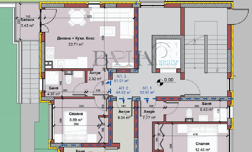 Продава 2-СТАЕН, гр. Варна, Виница, снимка 10 - Апартаменти - 54121117
