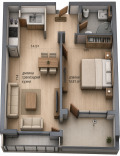 Продава  2-стаен град Пловдив , Кючук Париж , 71 кв.м | 65264457