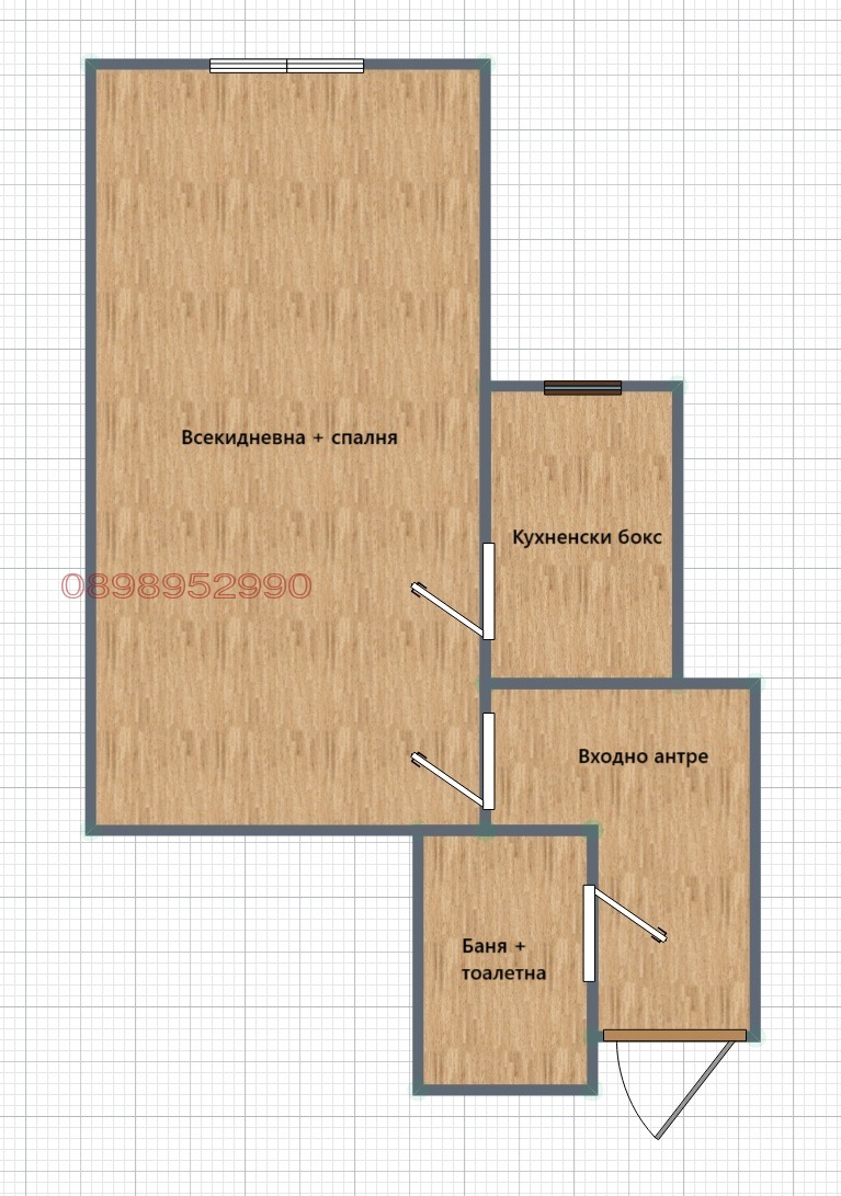 Продава  1-стаен град София , Лозенец , 40 кв.м | 87741077 - изображение [3]