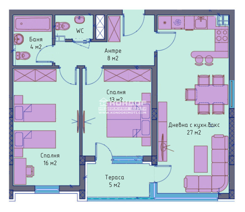 Продава  3-стаен град Пловдив , Център , 106 кв.м | 48571993 - изображение [6]