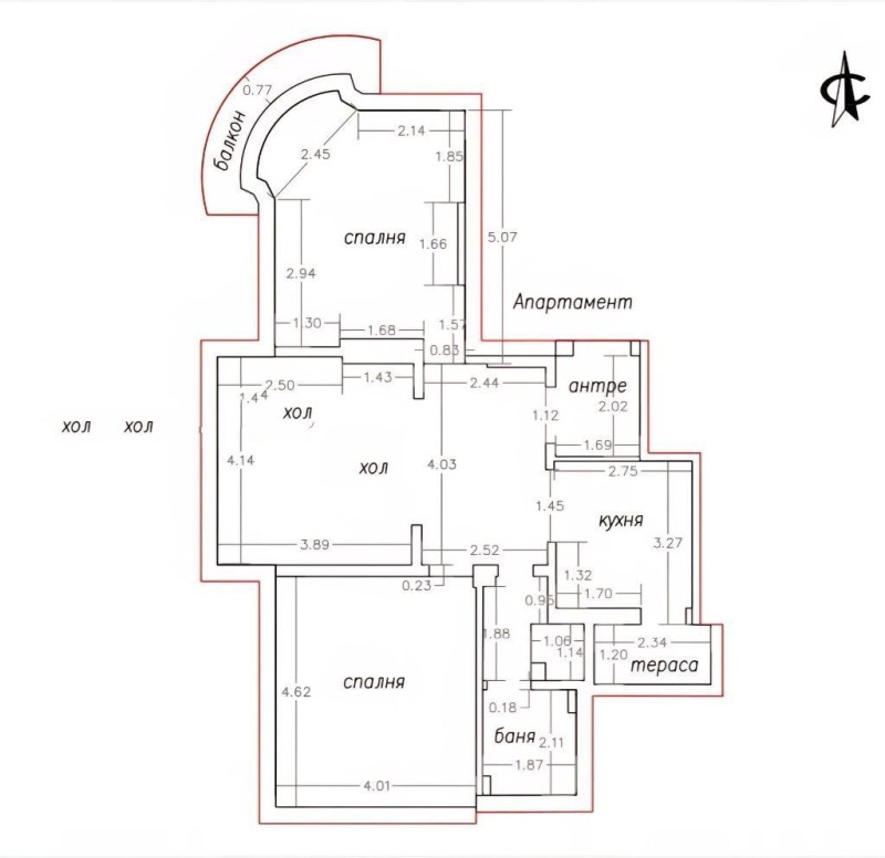 Продава 4-СТАЕН, гр. София, Център, снимка 15 - Апартаменти - 52549313
